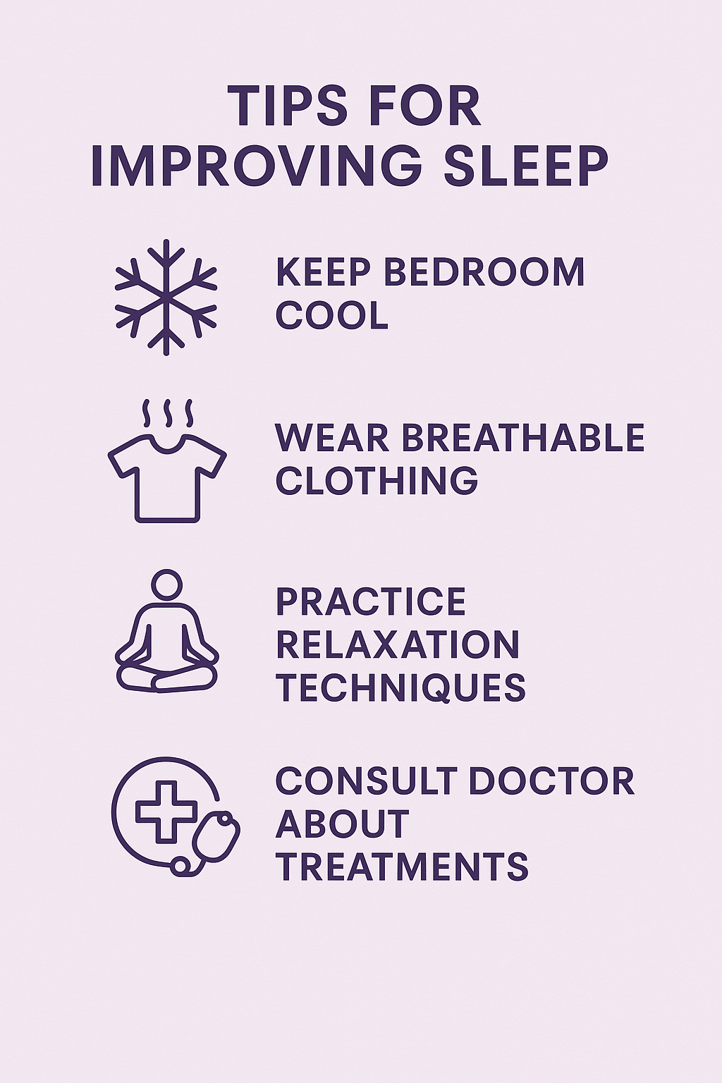 tips for improving sleep